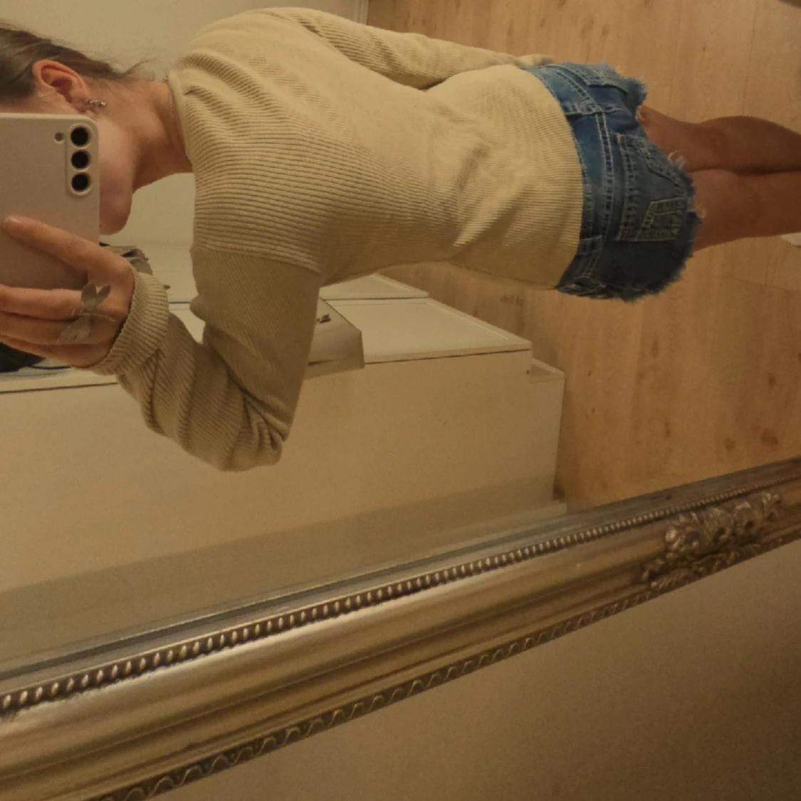 beige Vila kofta - 1