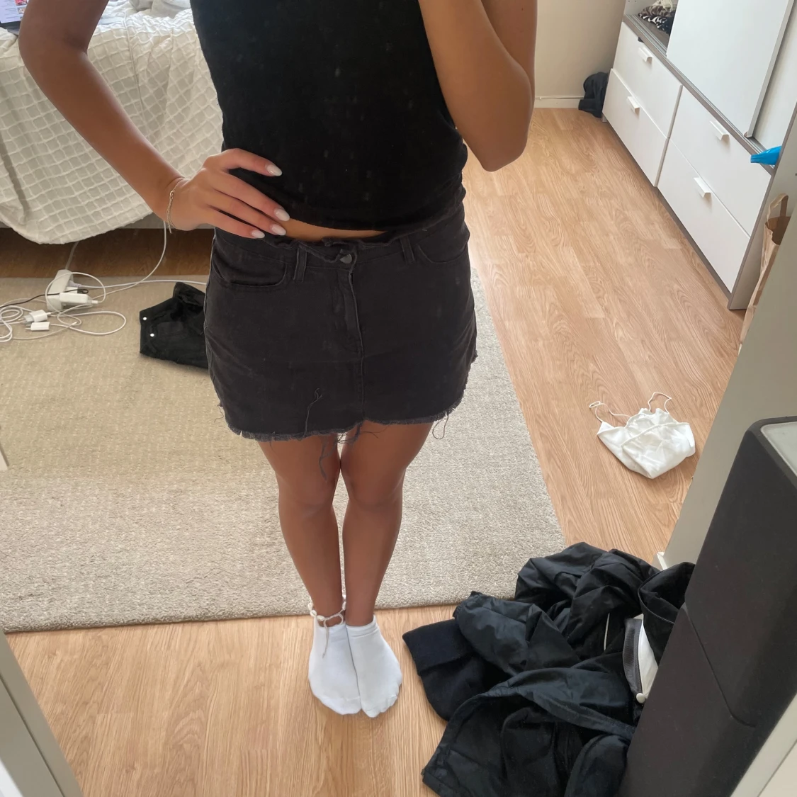 Svart jeanskjol💋 - 1