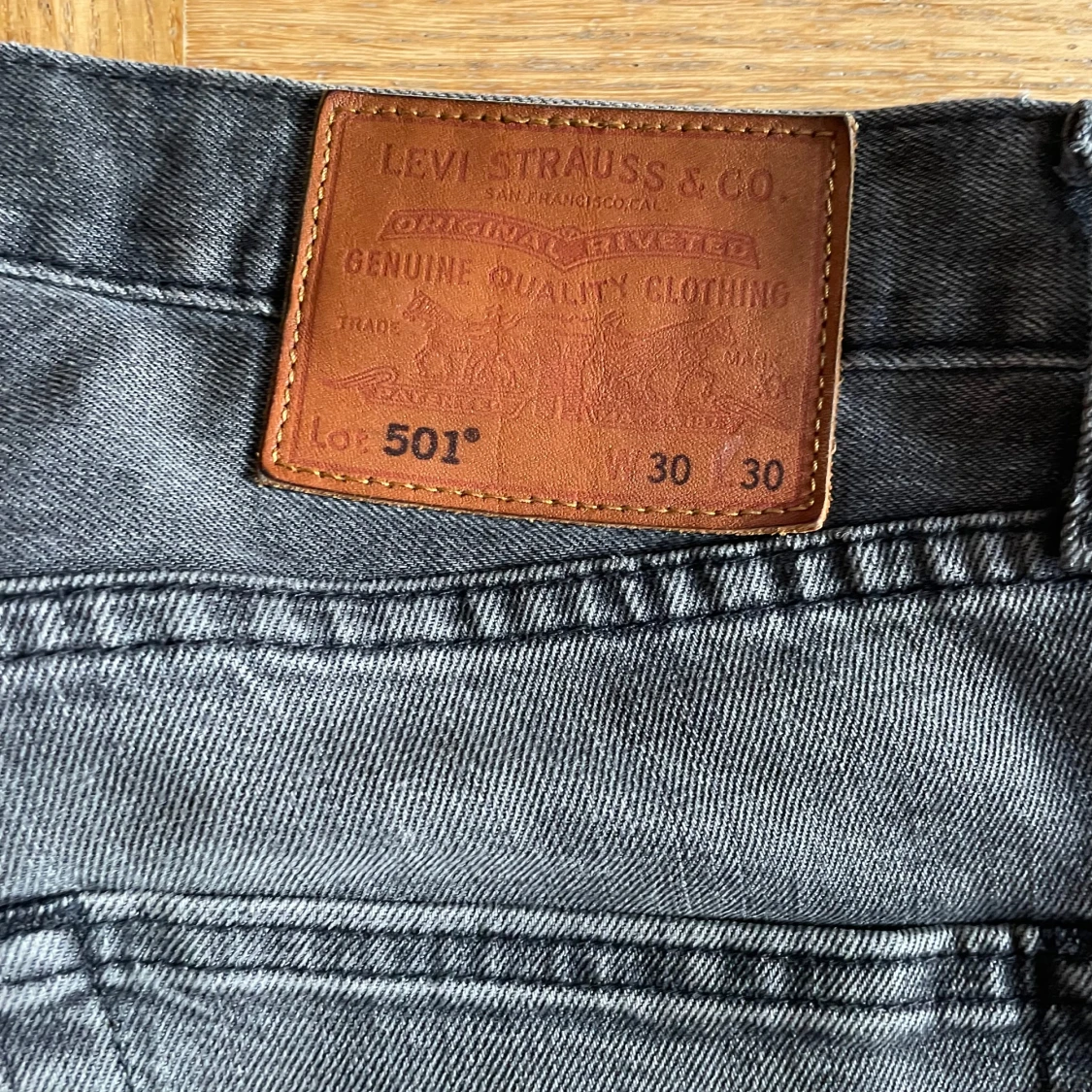 Levi's 501 grå jeans 30/30 - 3