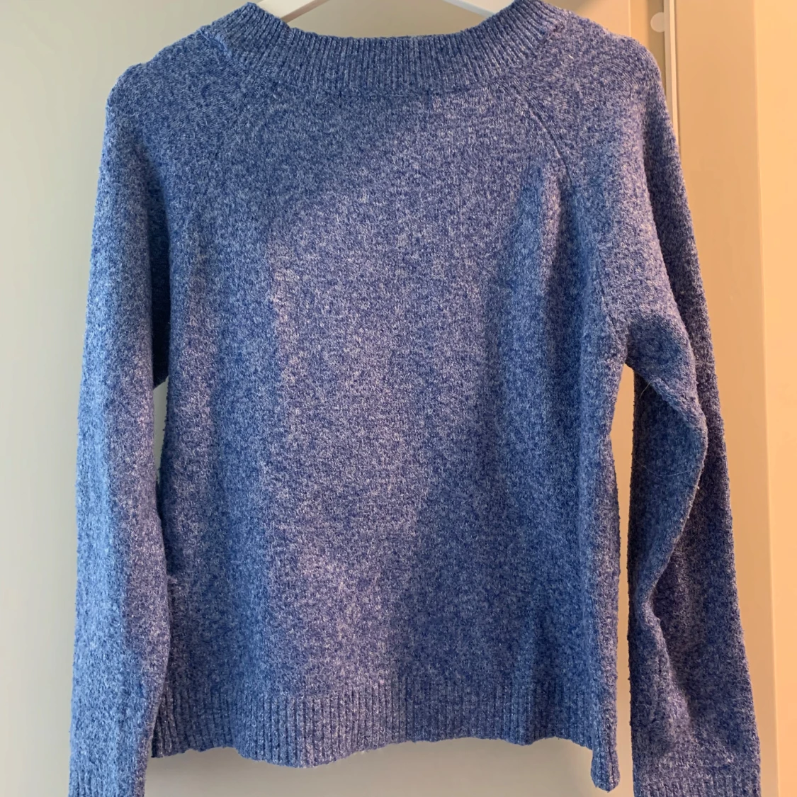 Blå stickad tröja från Vero Moda - 1