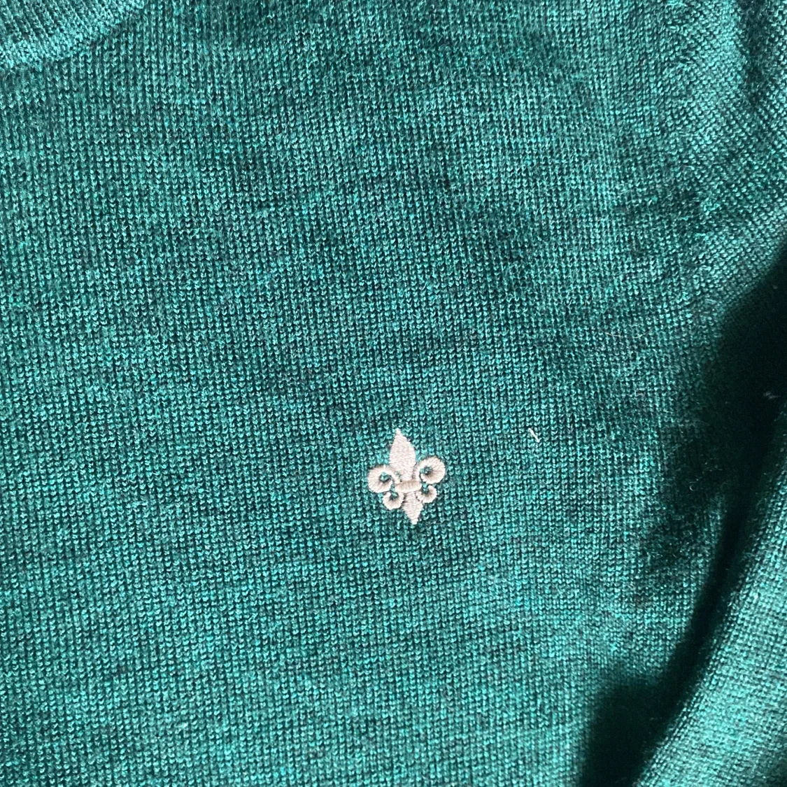 Grön merinoullströja från Morris XS - 3