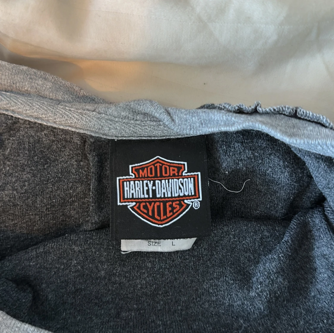 Grå Harley Davidson långärmad tröja - 4