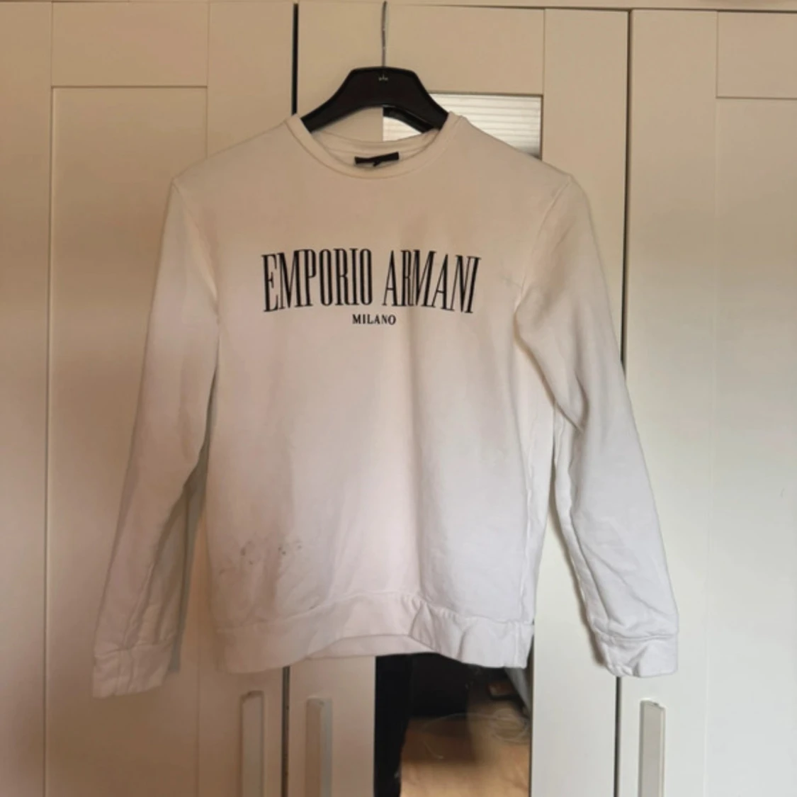 Vit sweatshirt Emporio Armani