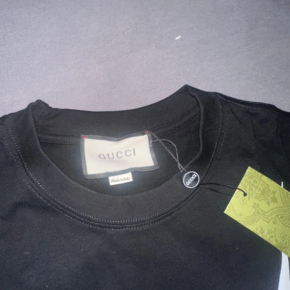 Svart Gucci t-shirt med tryck - 2