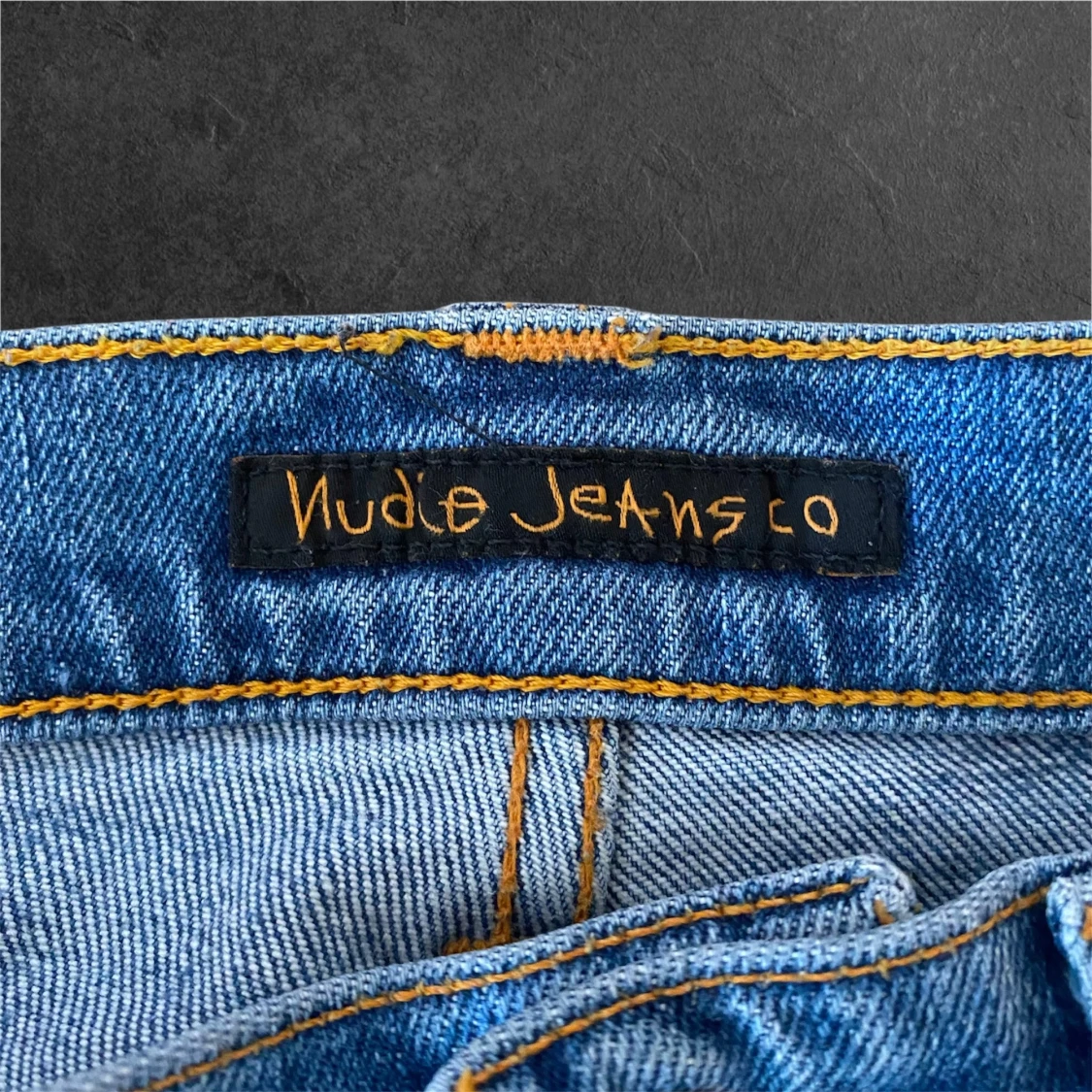 Blå skinny jeans från Nudie Jeans - 2