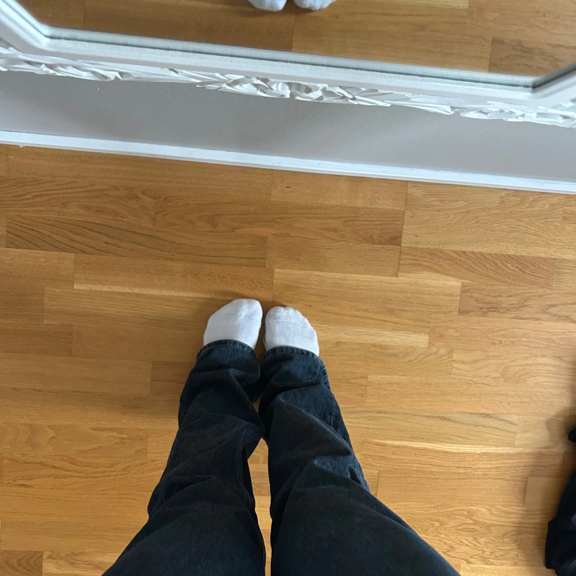Låg midjade raka jeans från Zara - 1