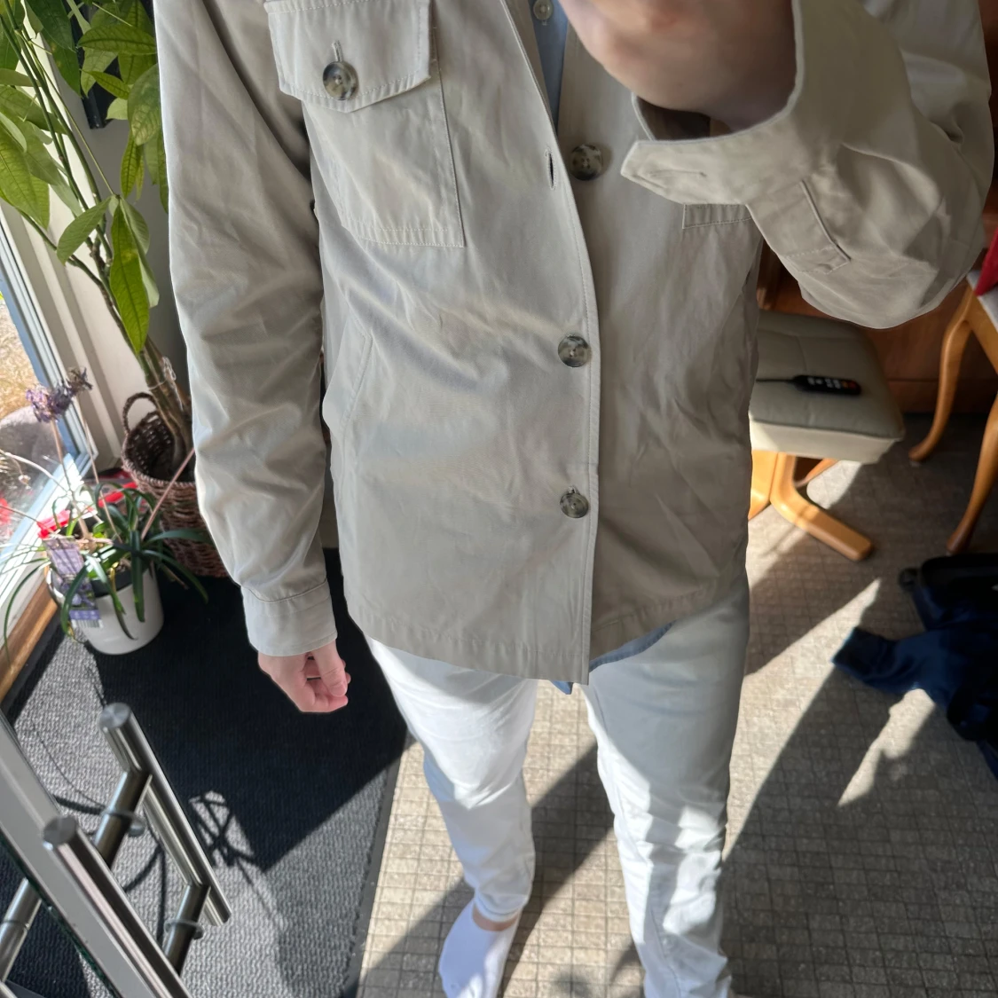 Beige overshirt från ETON