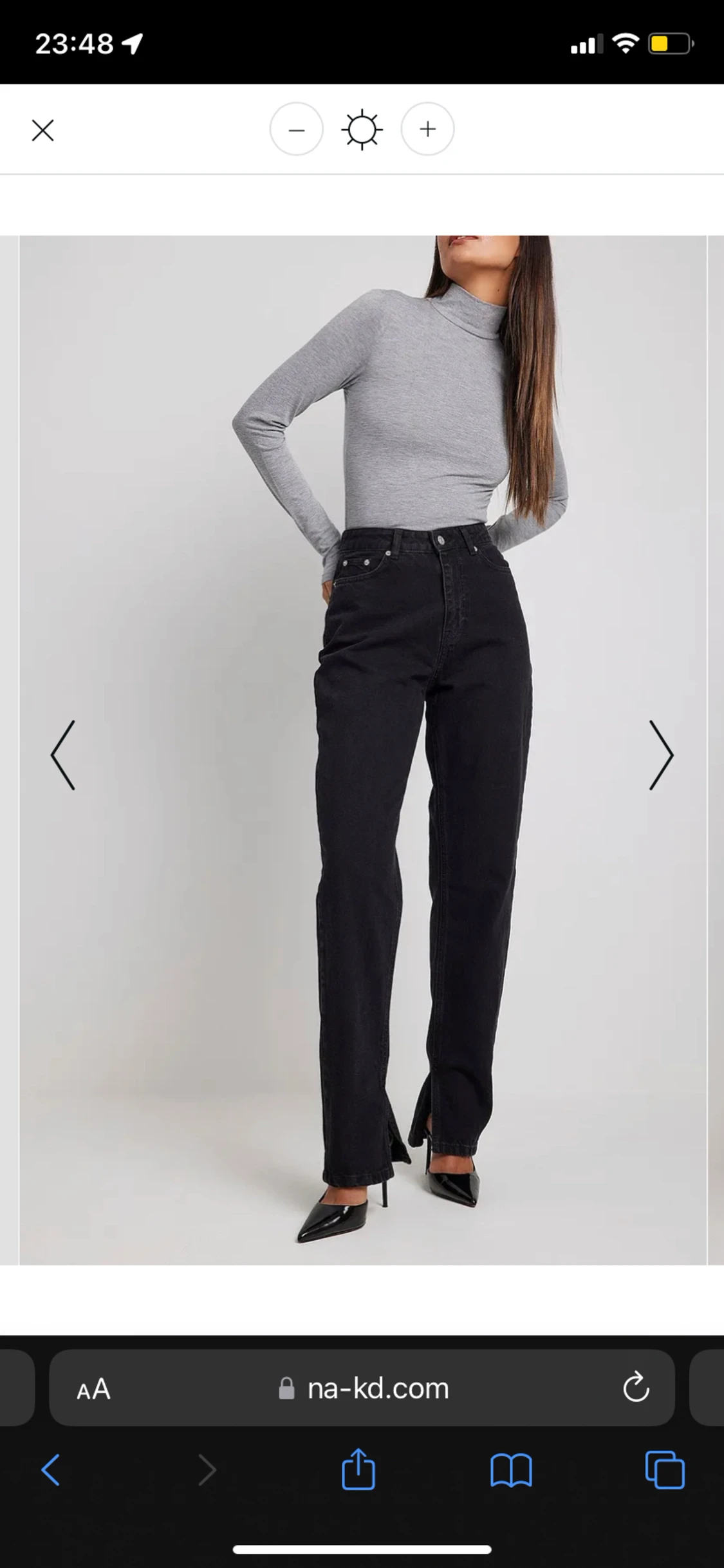 Svarta jeans// oanvända 