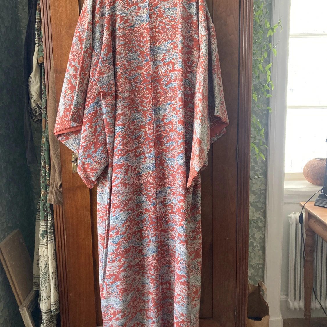 Äkta kimono siden - 91