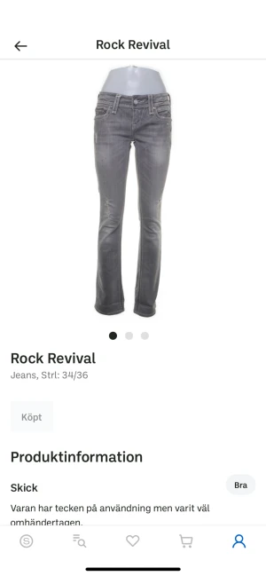 Rock revival  - As feta rock revival jeans köpta för 650 kr på sellpy att 27 men korta och bootcut modell! Pris kan diskuteras och frakt kan vi dela på!💗😻