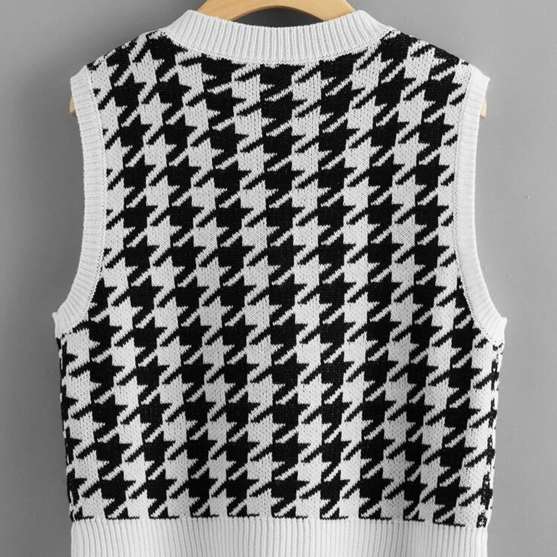 Houndtooth väst - 90