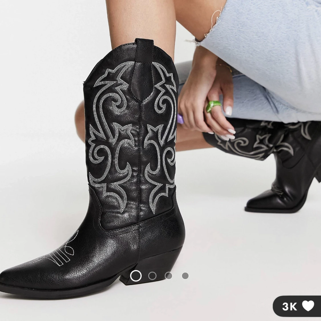 Stylish cowboy boots