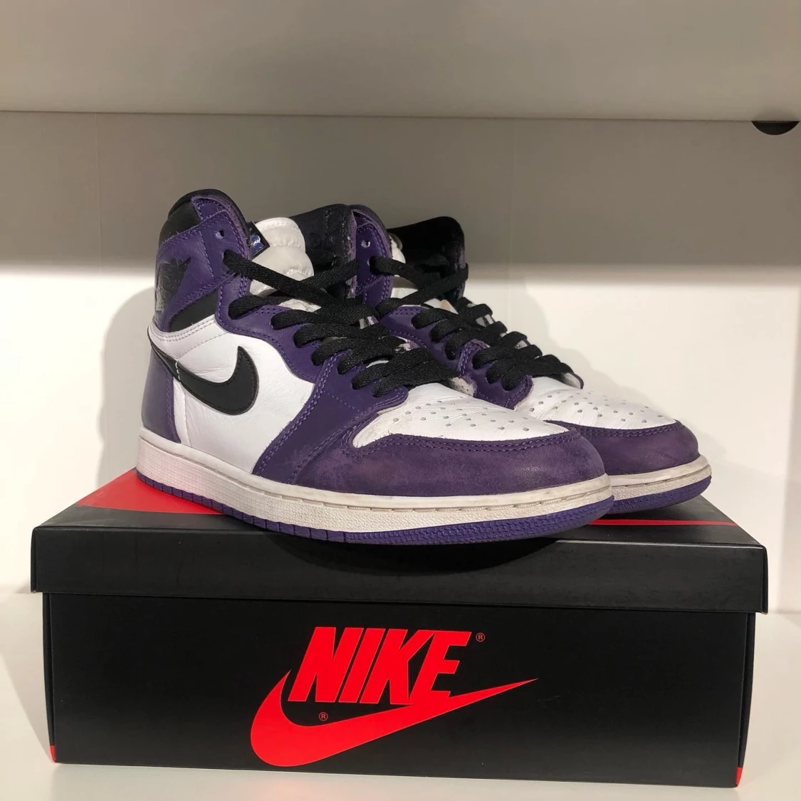 Jordan 1 High Retro Court purple