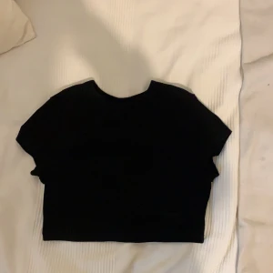 Svart croppad t-shirt  - Säljer då den inte används ☺️