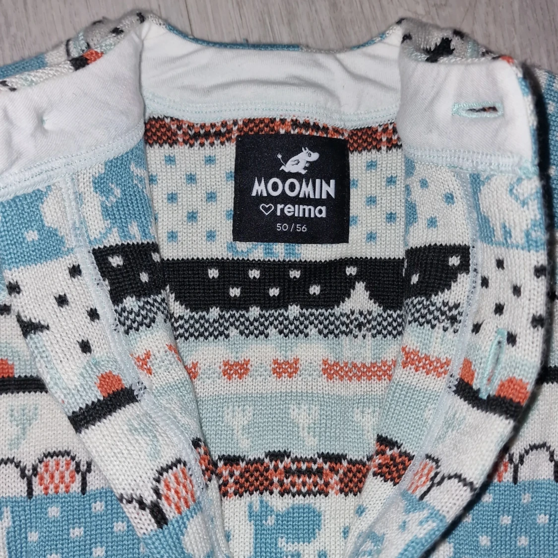 Oanvänd Reima moomin overall storlek 50/ 56 passar även 62 - 90