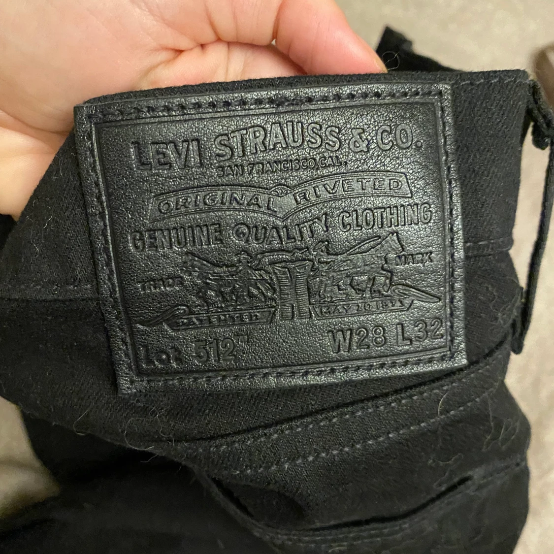 Snygga lågmidjade Levis jeans - 91