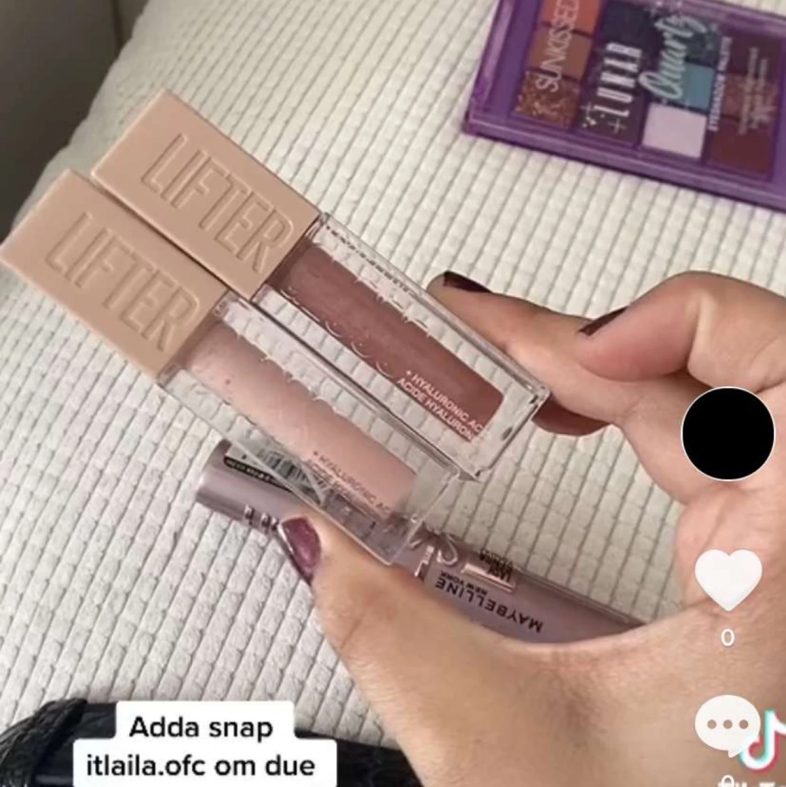 2läp glans och 2 eye shadow och mer