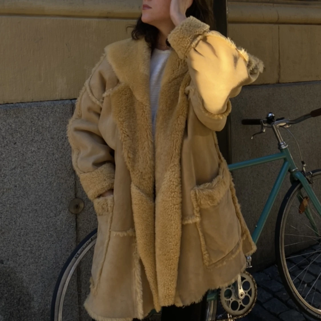 Jättefin päls/mockajacka - 90