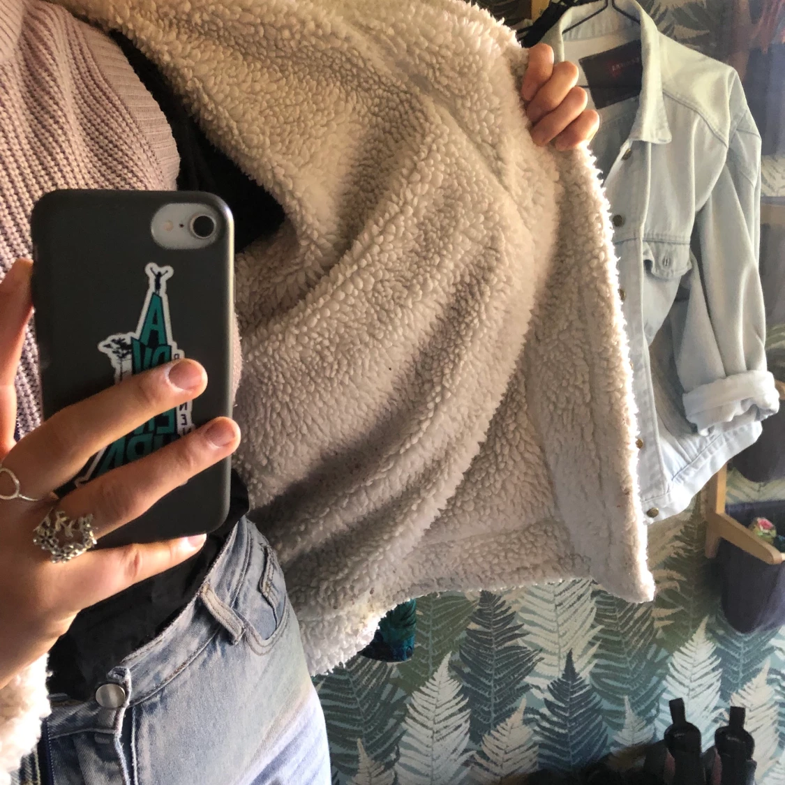 Varm jeansjacka - 91