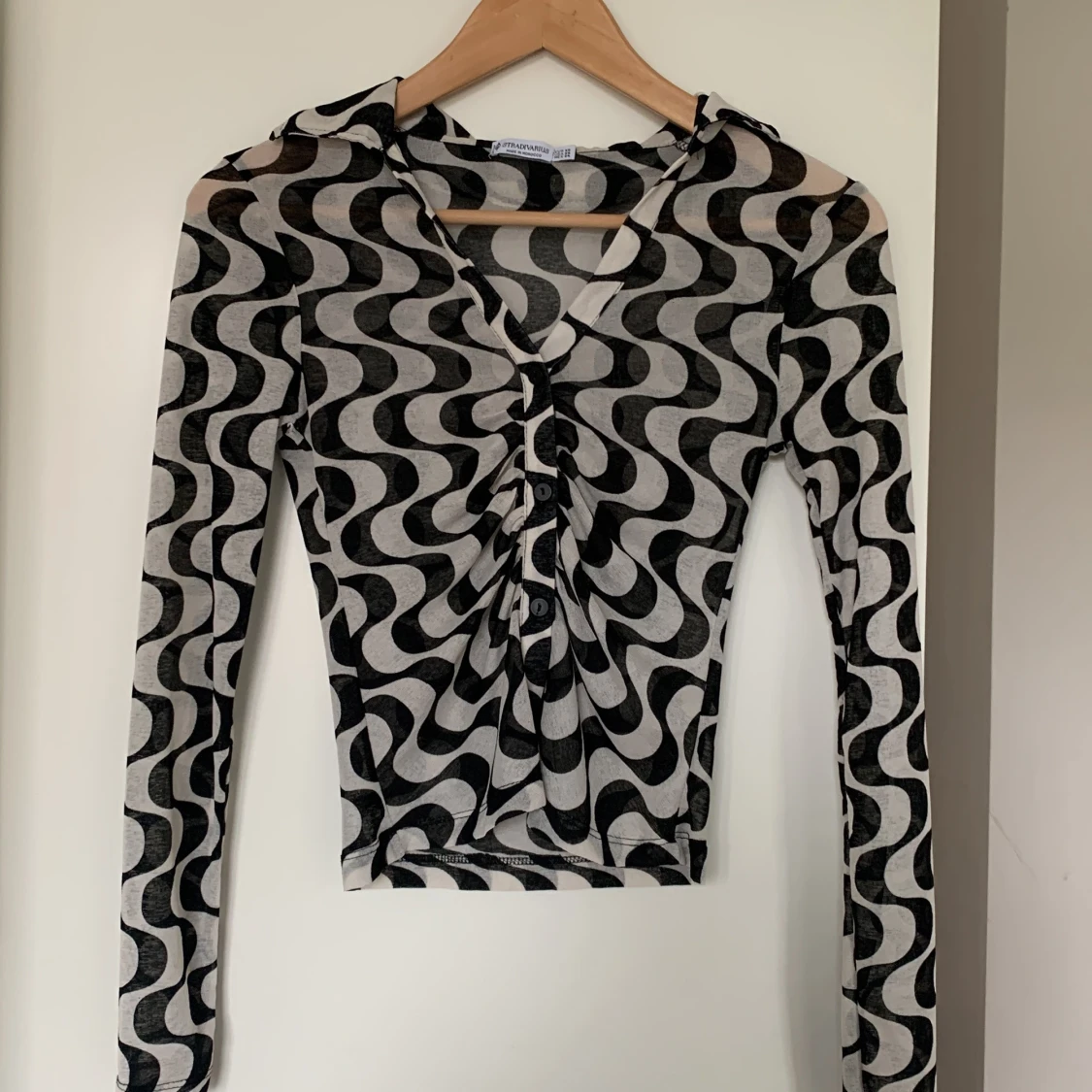 mönstrig blus strl Xs