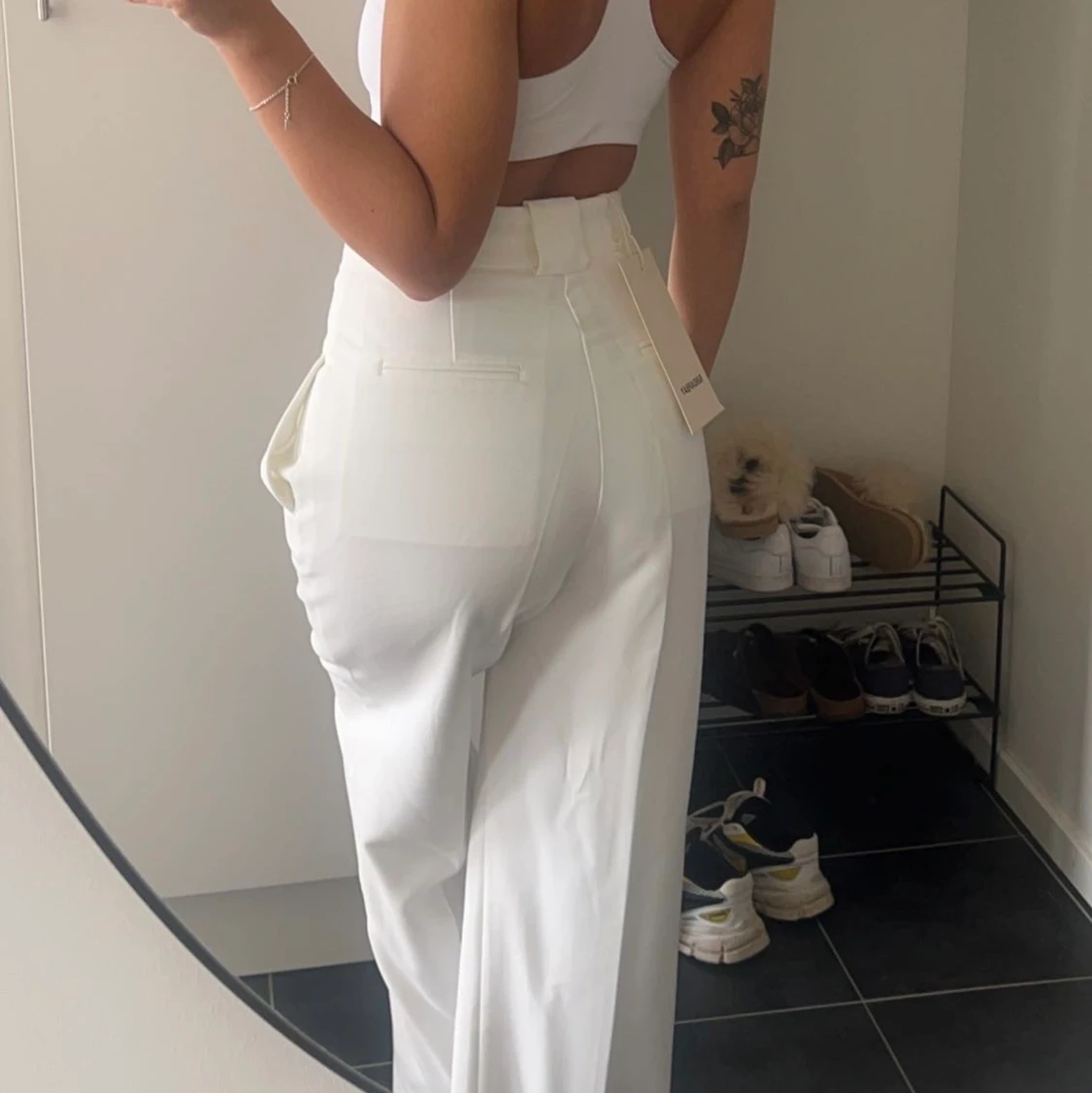 Ivory High Waisted Pants, storlek XS - 91