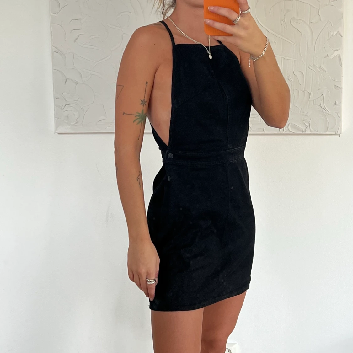 Svarta jeans klänning från WEEKDAY