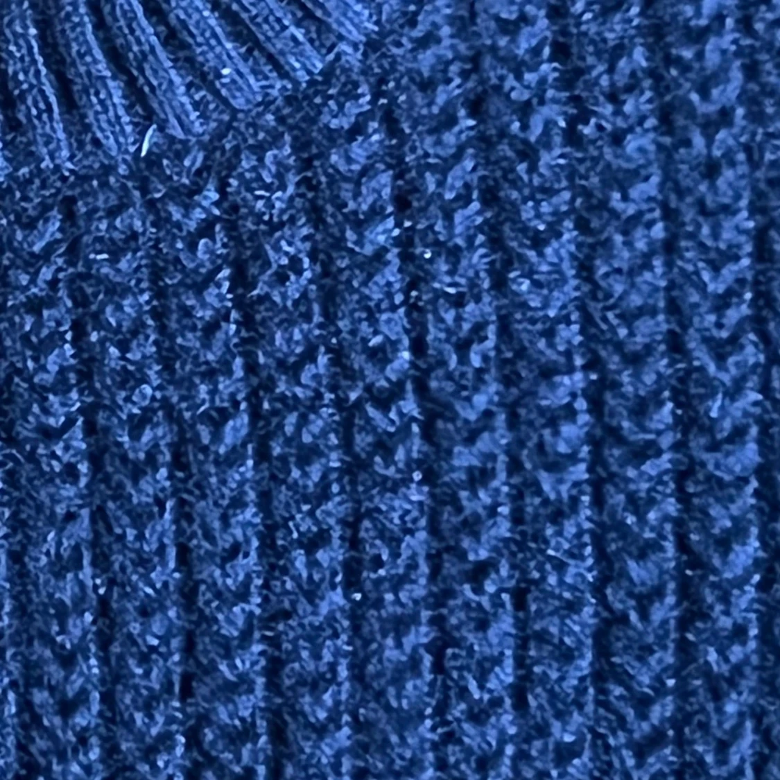 Weekday stickad tröja marinblå L - 91