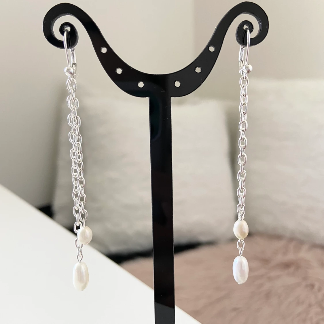 Örhängen med äkta pärlor  - 91