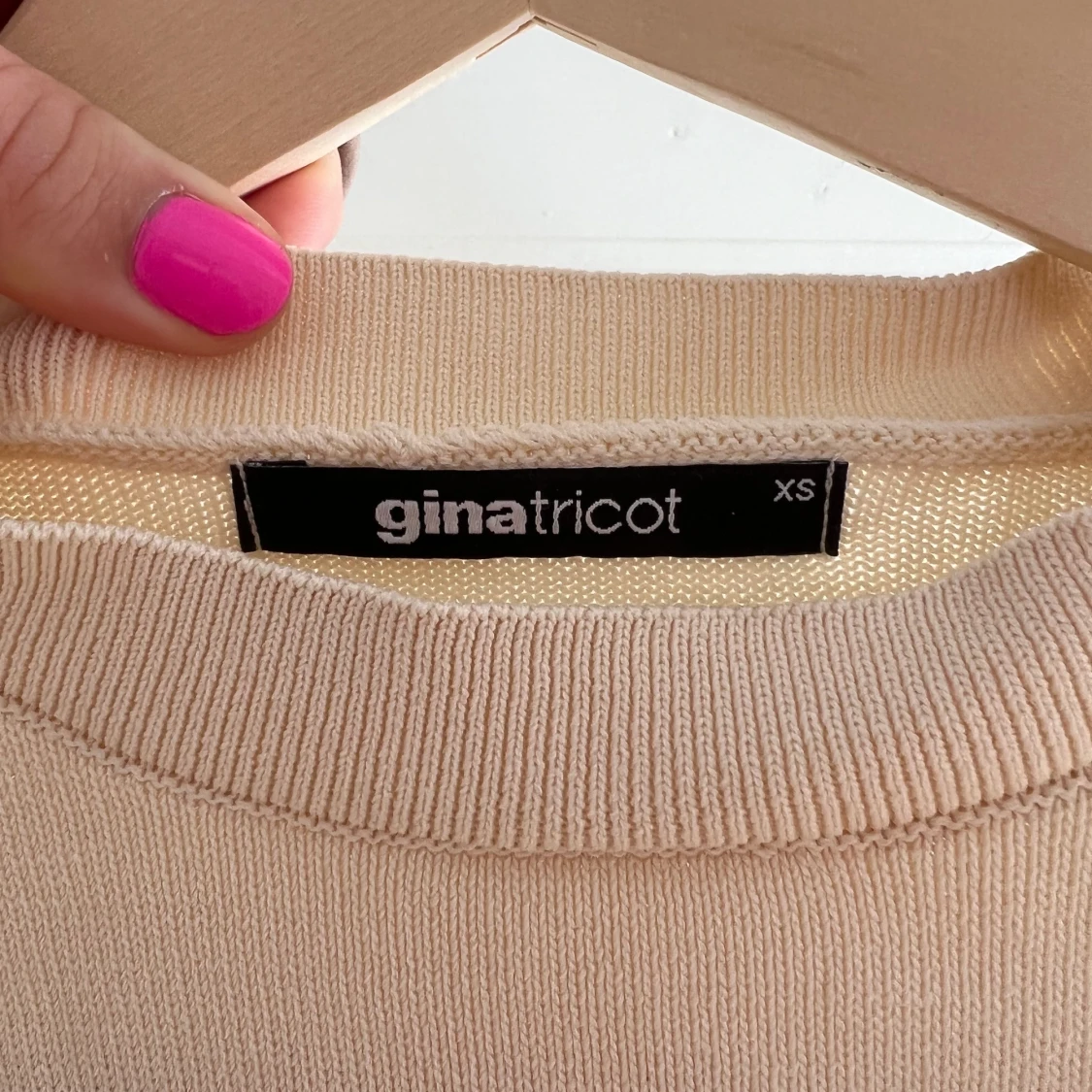 Fin tröja med ballong arm  - 91