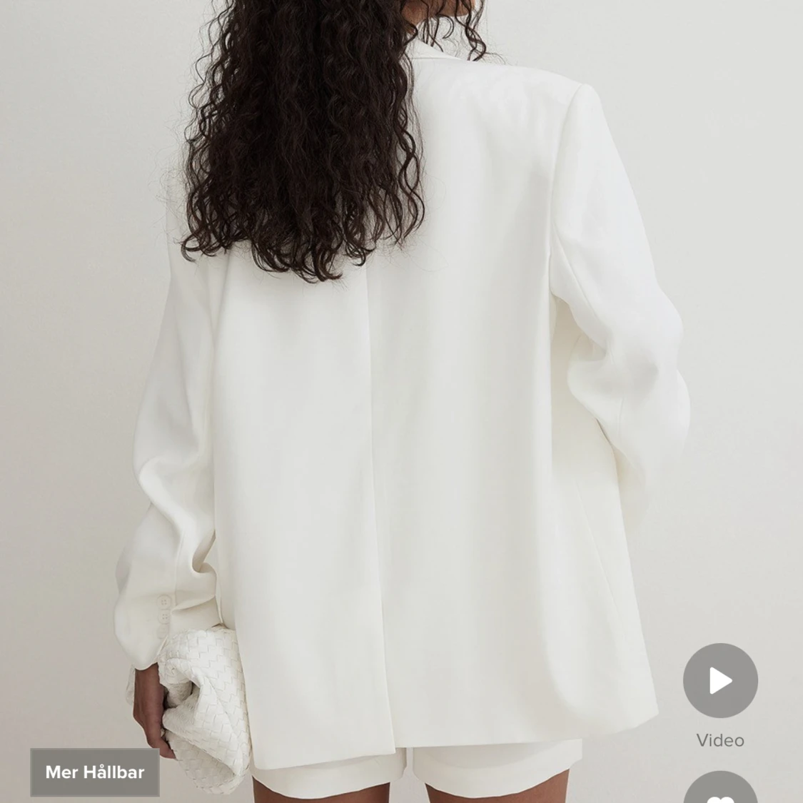 Oversize rak kavaj  - 90