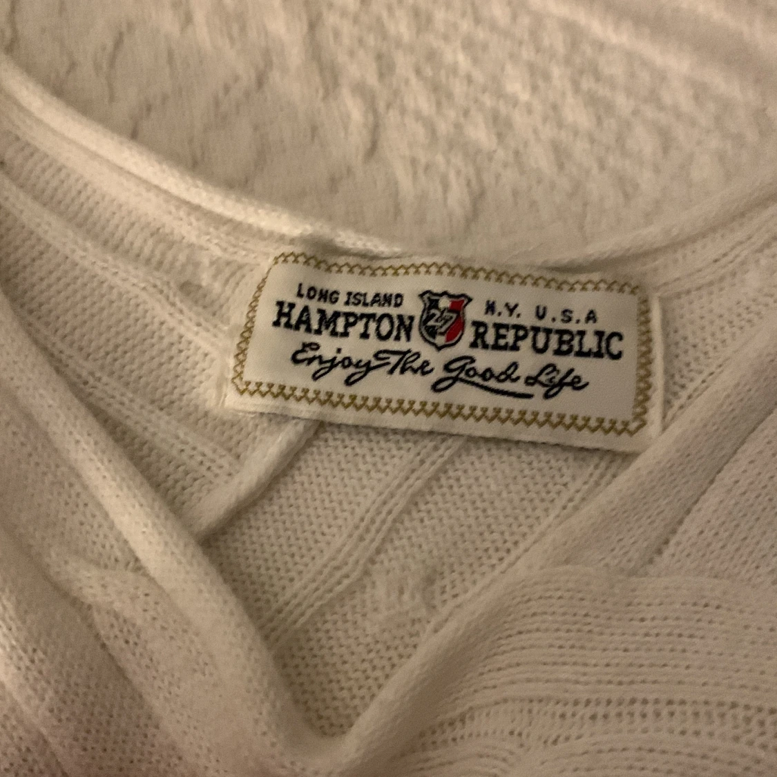 Vit poncho från Hampton Republic - 90