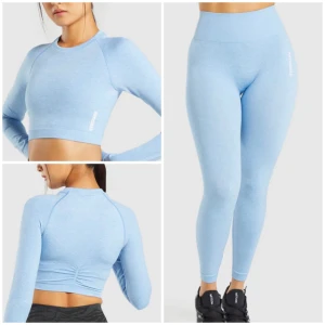 Gymshark Adapt Marl Seamless - Kan gå ned i pris vid snabb affär. Gymshark set i mycket bra skick. Ordinariepris - 1000 kr. Byxor: XS- passar mig som är S/M Tröja: S 