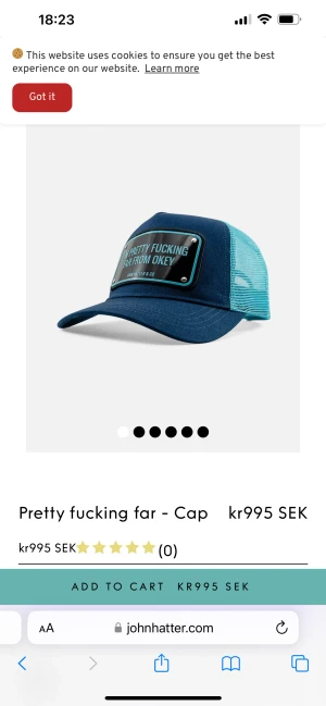 John hatter keps - Säljer min John hatter keps pågrund av att den inte används. Den är i väldigt bra skick, nypris: 995.