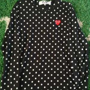 Comme des Garçons longsleeve - CDG Longsleeve black/white polka dots 9/10, Medium
