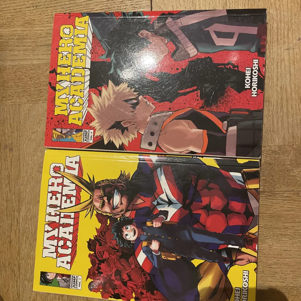 Selling two mha mangas in good shape and also the 1 and 3 mha villans. 50 ish per manga we can talk about prices. Övrigt.