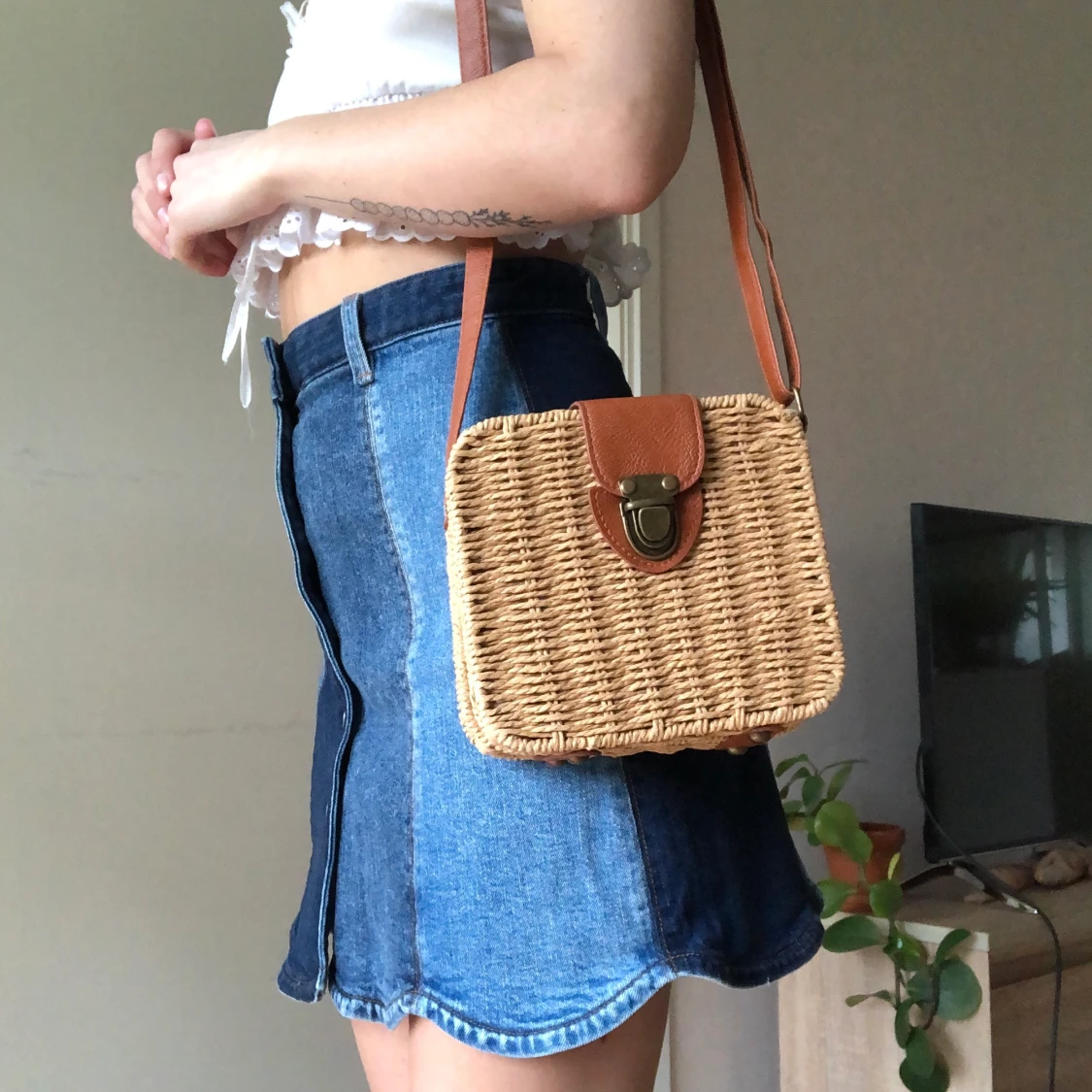 Retro korgväska - 90