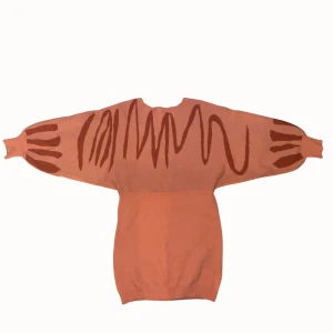 SHEIN Stickad klänning S  - Stickad, mjuk och reletivt ny klänning från SHEIN. Klänningen har luftiga och bredare ärmar. Använt 1-2 gånger, men ej mer.  Färg: orange.  