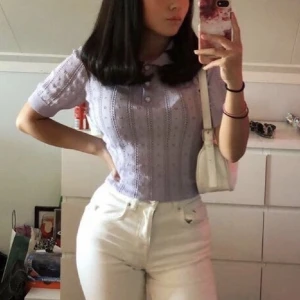 Piké - Superfin stickad piké från Chiquelle, nypris 399kr, använd sparsamt! 