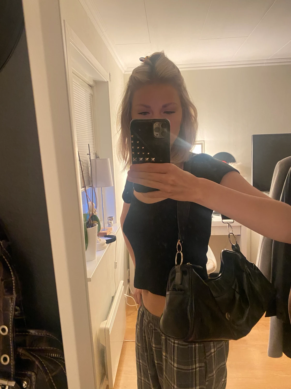 Vintage väska i svart  - 90