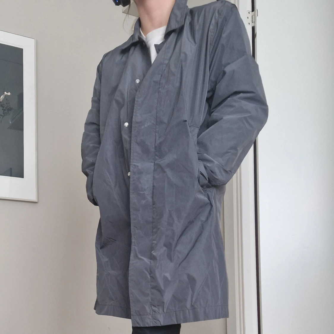 Lång trenchcoat 