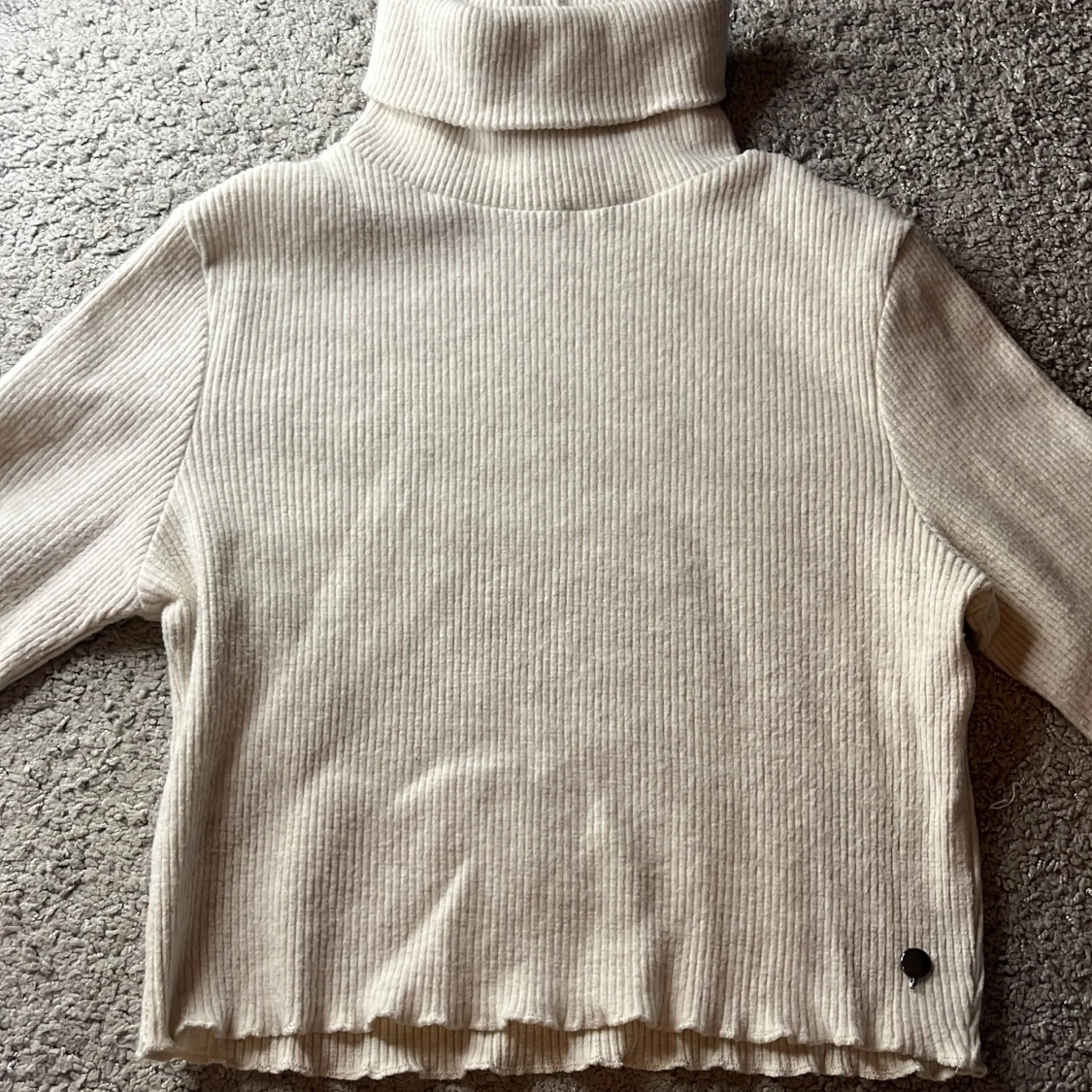 Beige stickad mjukis set - 91