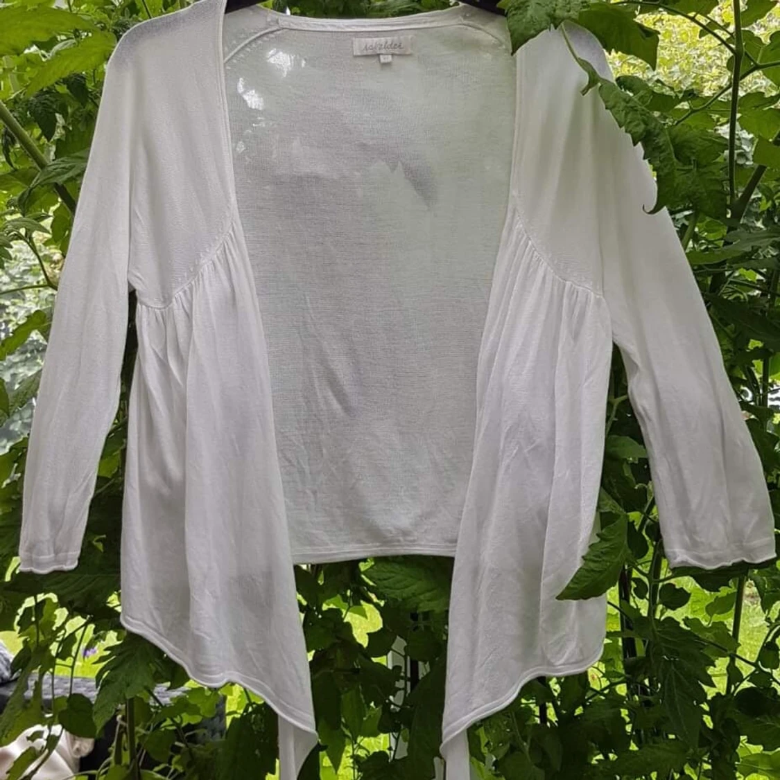 Rabalder snygg kofta topp i lin Nyskick Stl XS