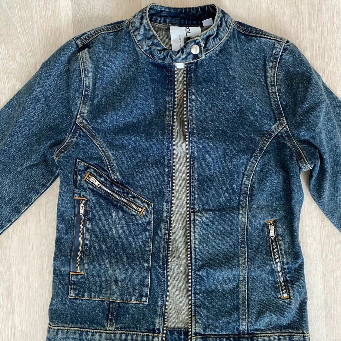 COLLUSION jeansjacka i motocross modell  - 90