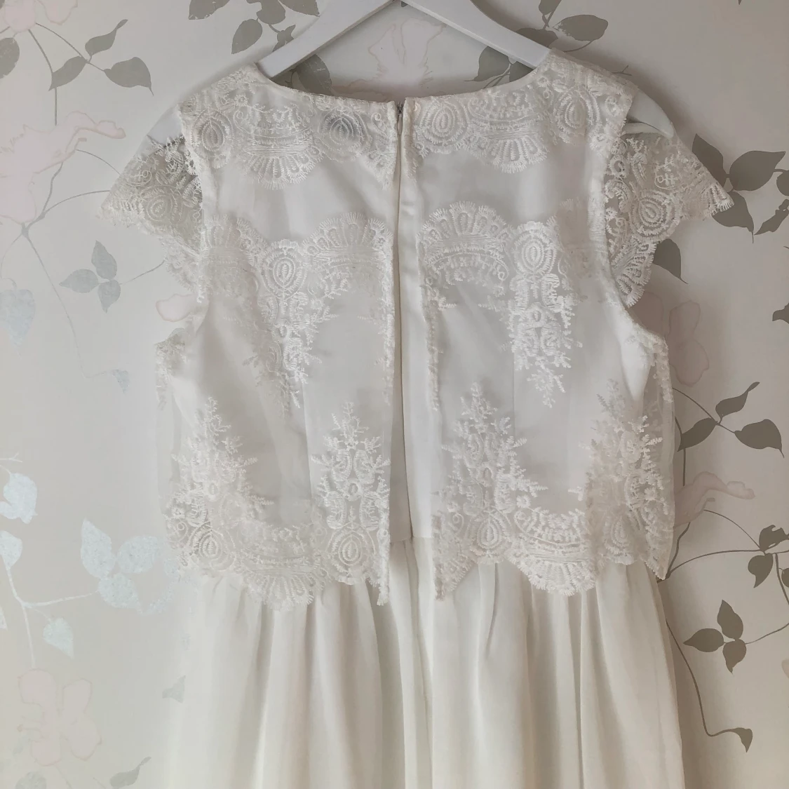 Vit kortklänning - 90