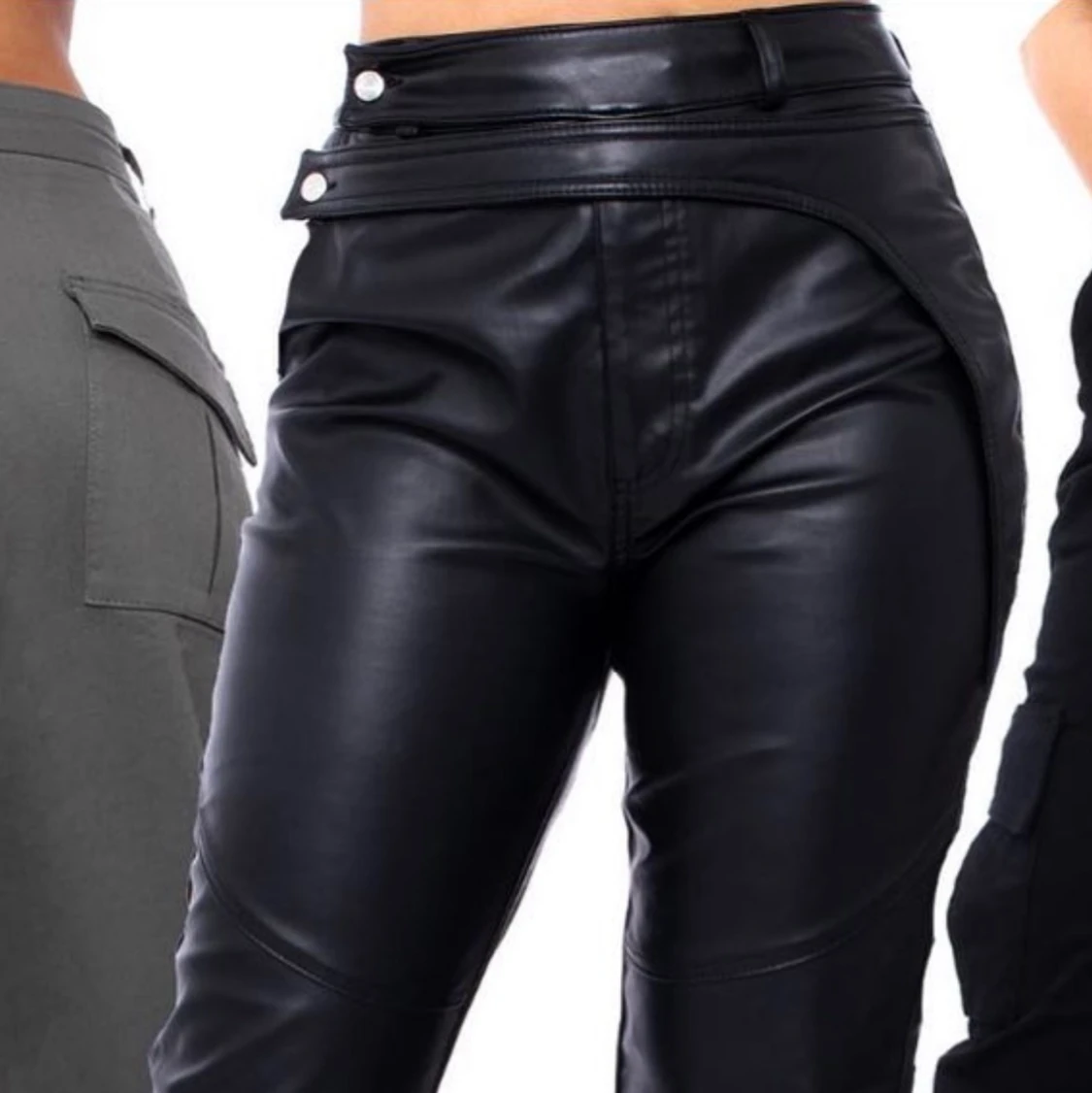 Oanvända a-dsgn skinbyxor - 91