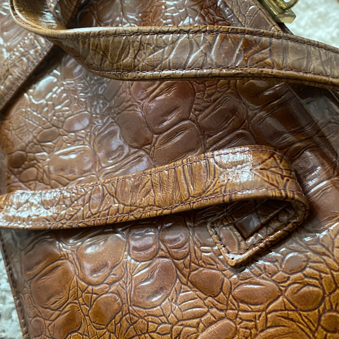 Brun handväska - 90