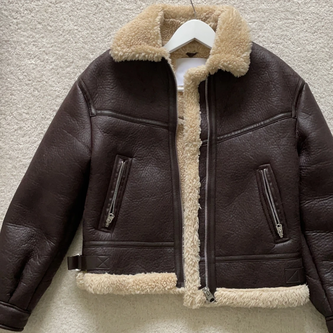 Brun aviator jacka  - 91