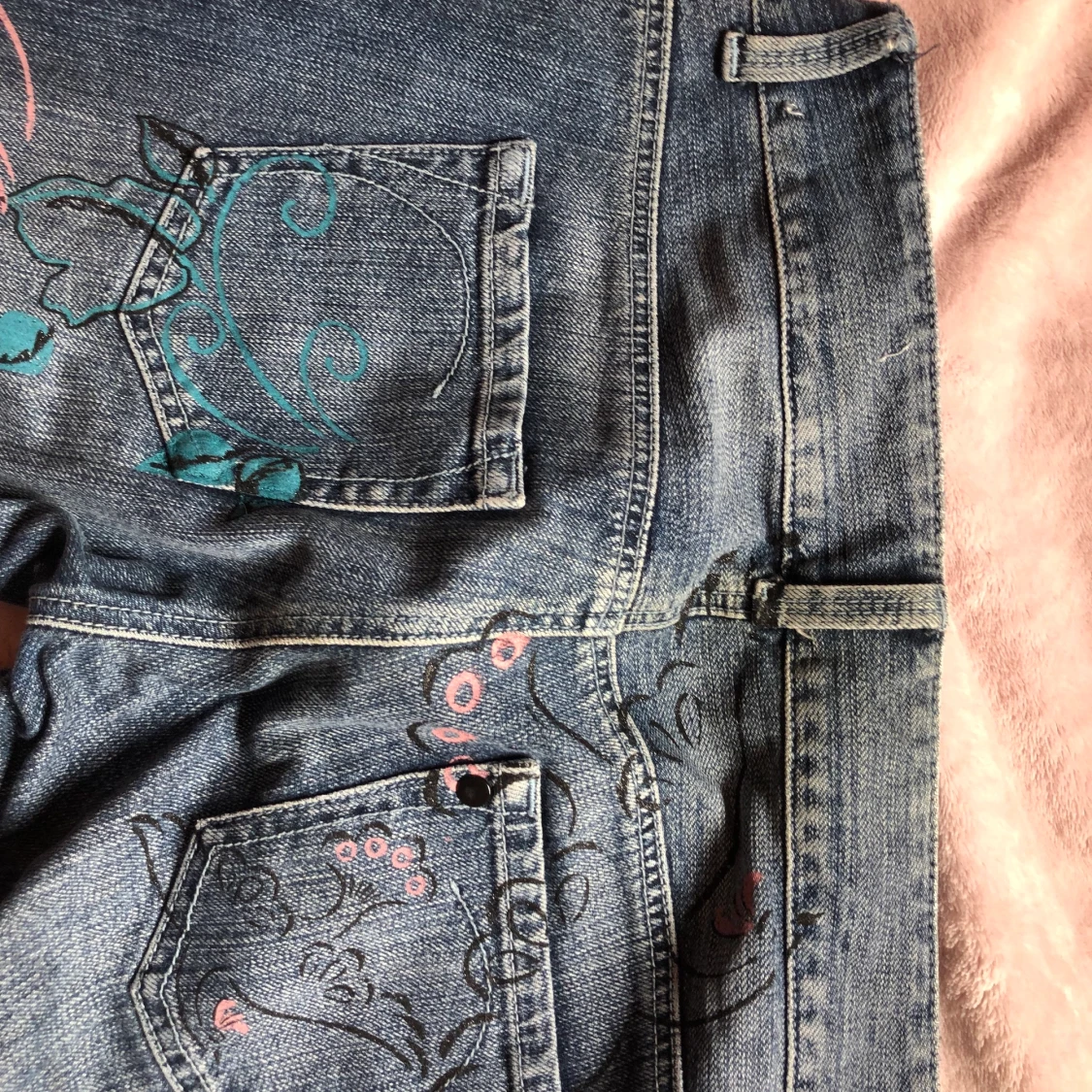 Fina Jeans med mönster - 90