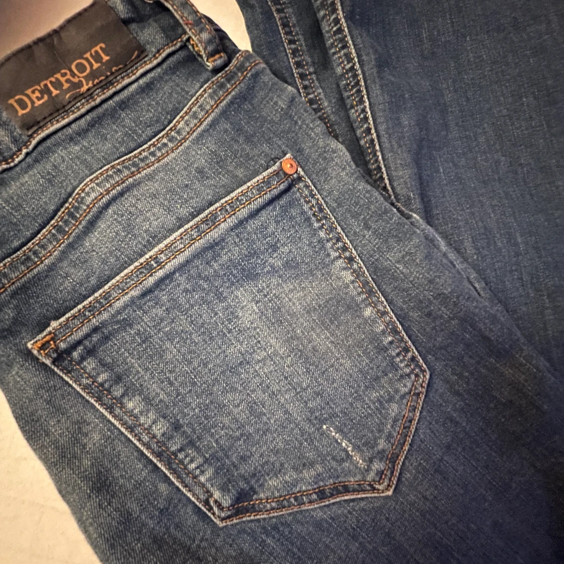 Långmidjade jeans - 91