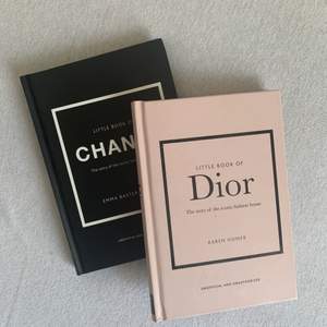 Vackra Chanel och Dior böcker - används som dekoration eller liknande❤️ Helt nya, köp en för 70kr eller båda för 115kr!
